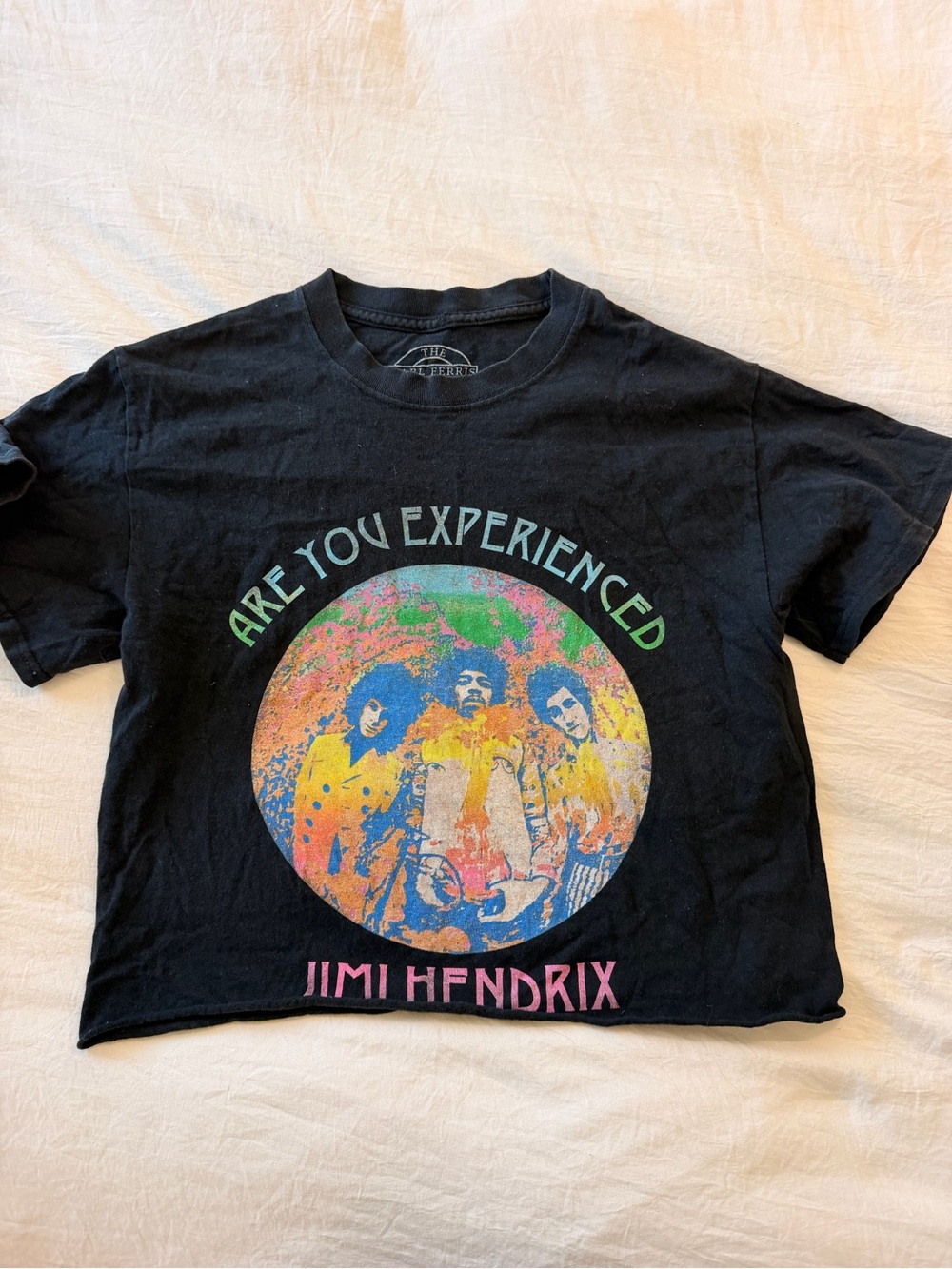 Jimi Hendrix 'Are You Experienced' Black Graphic Tee